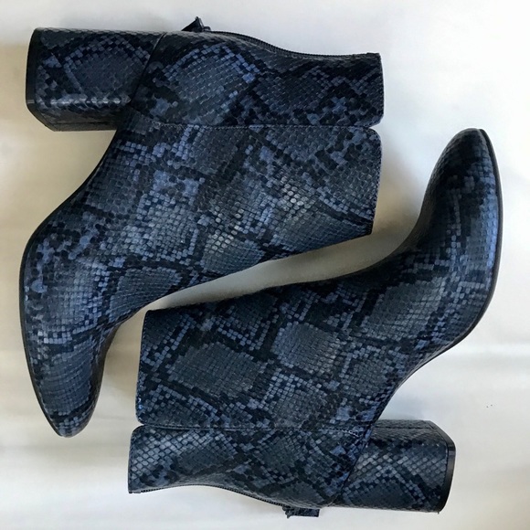 Old Navy Shoes - Faux Snakeskin Ankle Boots